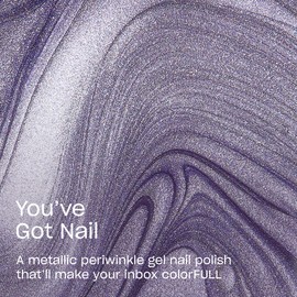 OPI GelColor You’ve Got Nail | Opaque Dark Purple Metallic UV Cure Gel Nail Polish | Metallic Mega Mix Collection