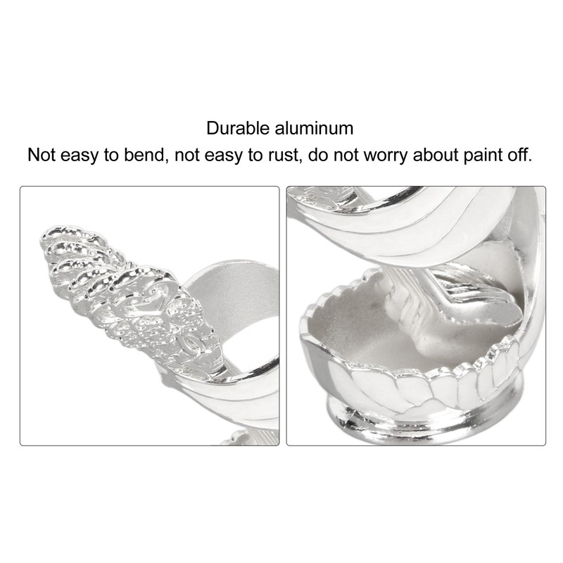 Silver Swan Dinnerware Set Swan Base Holder Teaspoon Cutlery Set