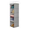 Whitmor 5 Section Closet Organizer - Hanging Shelves with Sturdy