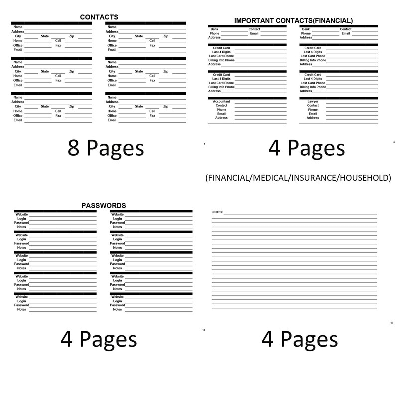 Kerixi 3 Year Calendar Monthly Planner Spiral Bound Approx 11"