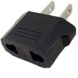Adaptor Plug for European in American - Perfect for Travel, Black