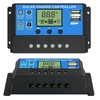 12V 24V Solar Charge Discharge Controller PWM LCD Display Dual