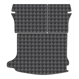 WDYOYS Cargo Mat & Backrest Mats for 2014-2018 Mazda 3 Hatchback Accessories, All Weather Waterproof Rear Cargo Liner Rear Trunk Liner Back Seat Cover Protector