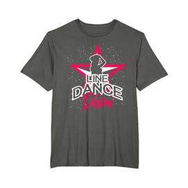 Howdy Donne Ragazze Regalo Line Dance Diva Ballo Di Linea Maglietta