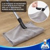 MR.SIGA Pet Hair Removal Rubber Broom with Built in Squeegee,