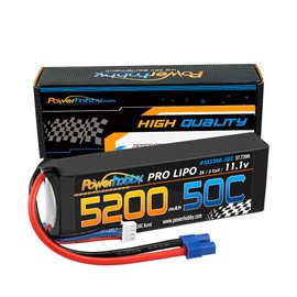 PowerHobby 3S 11.1V 5200mAh 50C Lipo Battery Pack w EC3 Plug 3-Cell Fits Proboat Boats ECX Varerra Losi