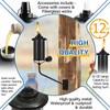 FAN-Torches Wall Mounted Citronella Torches Set of 6, 16 oz