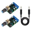 Youmile 2pcs Audio Amplifier Module DC 1.8-12V TDA2822M 2.0 Channel