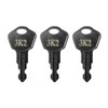Niahm Sentry Safe Replacement Keys Model 1100-Codes 3A2 for Sentry