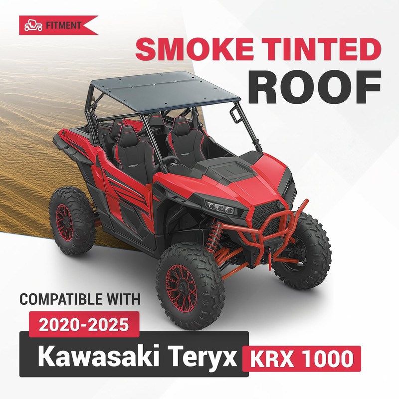 HECASA Hard Roof Top Compatible with 2020-2025 Kawasaki Teryx KRX