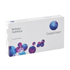 Biofinity Multifocal N-Profile Monthly Lenses, Soft, Pack of 6, BC 8.60 mm, DIA 14.00, ADD MED 2, 0.25 Dioptres