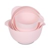 BoxedHome Nesting Plastic Mixing Bowl Set, 4 Piece Mixing Bowl
