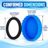 2 Pack Above Ground Pool Inlet Winter Plugs with Sealing
