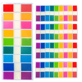 900 Pcs Page Markers Tabs, Transparent Sticky Notes Book Tabs, Writable Category Index Tabs, Colored Page Markers Labels for Reading Notes, Notebook, Books, Classify Files