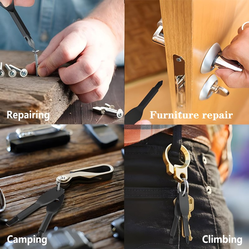 Christmas Gifts for Men Pocket Keychain Screwdriver, Stocking Stuffers for