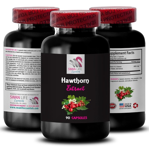 Herbal antioxidant blend - HAWTHORN EXTRACT - pure energy formula,