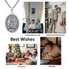 DOTBJ St Nicholas Medal Necklace, 925 Sterling Silver Saint Nicholas
