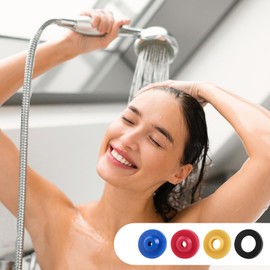 12 Pieces Silicone Shower Head Flow Restrictor Shower Flow Restrictor 4 Specifications Water Flow Restrictor for Various Standard Shower Head Handheld Showers