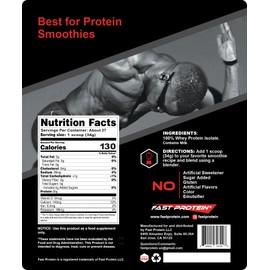 Whey Isolate Protein Powder Unflavored - 30g Protein Powder - Kosher, Halal, Keto, Clean Label, Fast Protein - 2LB 30 Servings