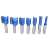 DingGreat 7 Pieces 8 mm Shank Groove Cutter, 6 mm