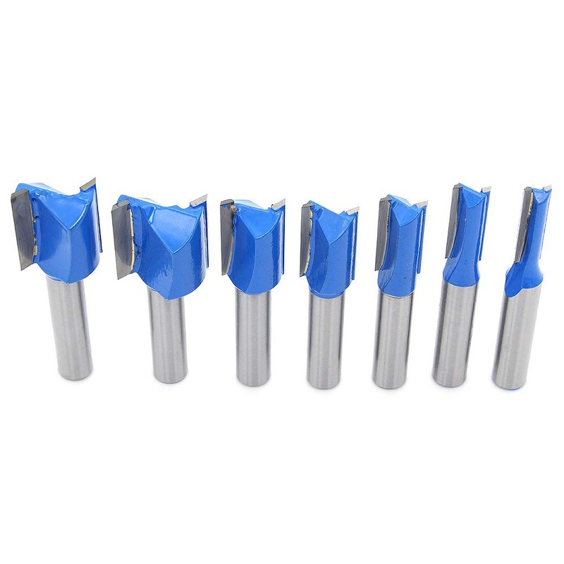 DingGreat 7 Pieces 8 mm Shank Groove Cutter, 6 mm