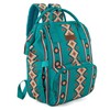 Wrangler Western Diaper Bag Aztec Backpack Organized Daypack-Cowgril Fashion:_Black