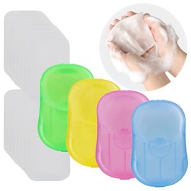 Hojas De Papel De Jabón, Mini Hojas De Jabón De Viaje Desechables Portátiles, Tiras De Jabón Para Lavarse Las Manos, Para Acampar Al Aire Libre Y Hace