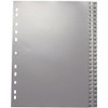 Neutral 1117 A4 File Dividers 1-52 Grey