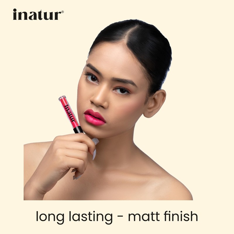 Inatur Lip Gloss - Glam Pink 1.6 ml