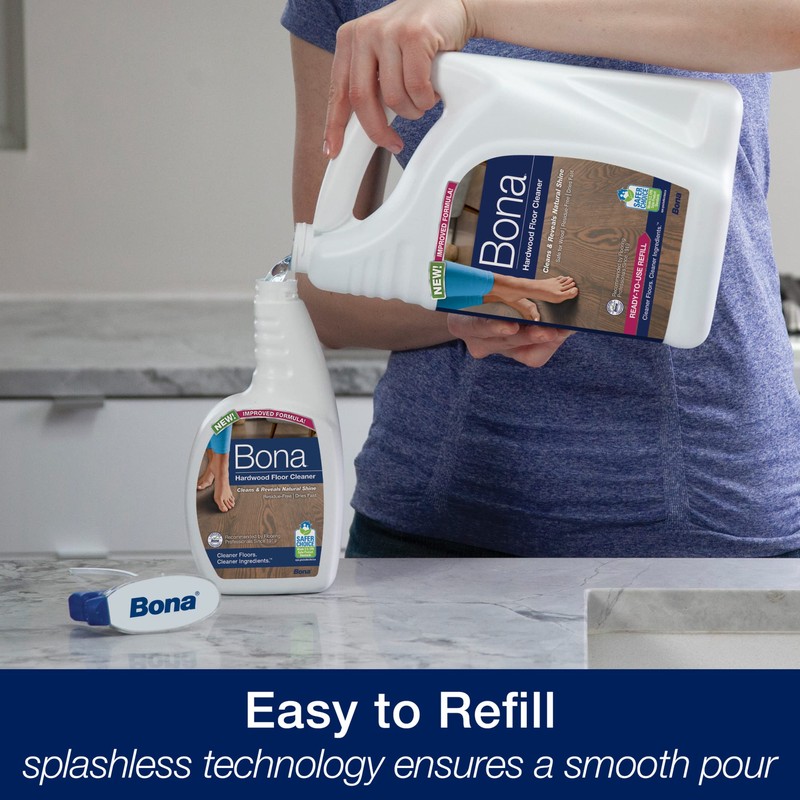 Bona Hardwood Floor Cleaner Refill, 4 pack