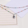 Dorriss beaded anklet for women Beads ankle bracelet Colorful stainless