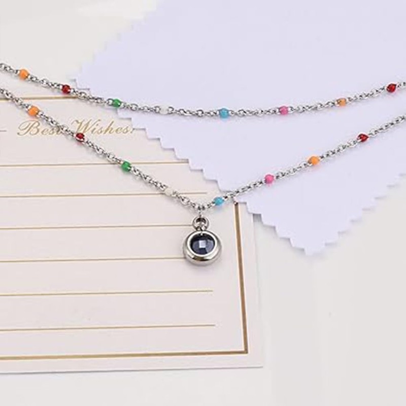 Dorriss beaded anklet for women Beads ankle bracelet Colorful stainless