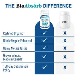 Organic Ashwagandha Supplement 650mg, 18-Day Supply, 75 Count