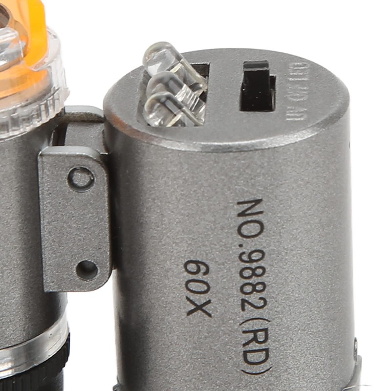 Gaeirt Portable Microscope, Clearer Imaging, Cold Warm Light Adjusted 60x