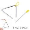 MuzcYM 3pcs/lot 4/5/6 inch mixed hand percussion instrument music steel