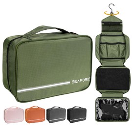 Seaforie Toiletry Bag, Army Green, Modern