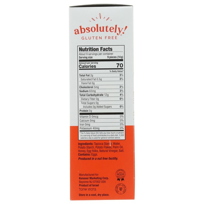 Absolutely Gluten Free All Natural Crackers Original -- 4.4 oz