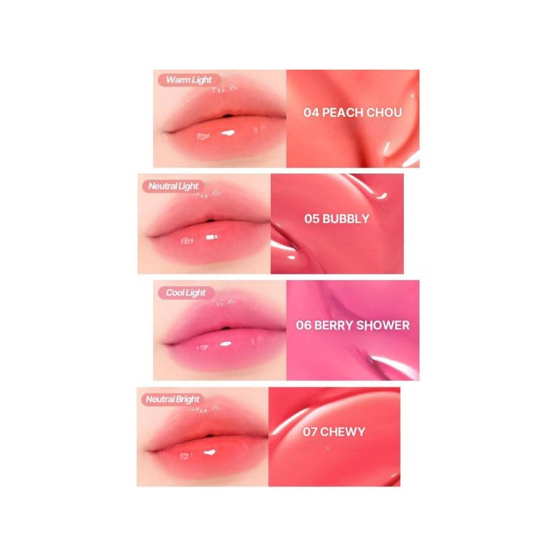 2AN Glaze Bouncing Tint 4.5g, Color:06 Berry Shower