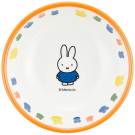miffy M-3095AAG-R Space Joy Children's Bowl, White, Approx. Diameter 3.7 x Height 1.3 inches (9.5 x 3.2 cm)