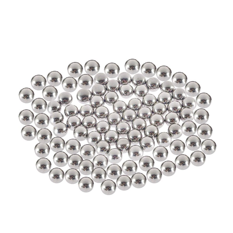 HFS(R) 100 Pieces 1/4" Bracket Bike Loose Bearing Balls Stainless