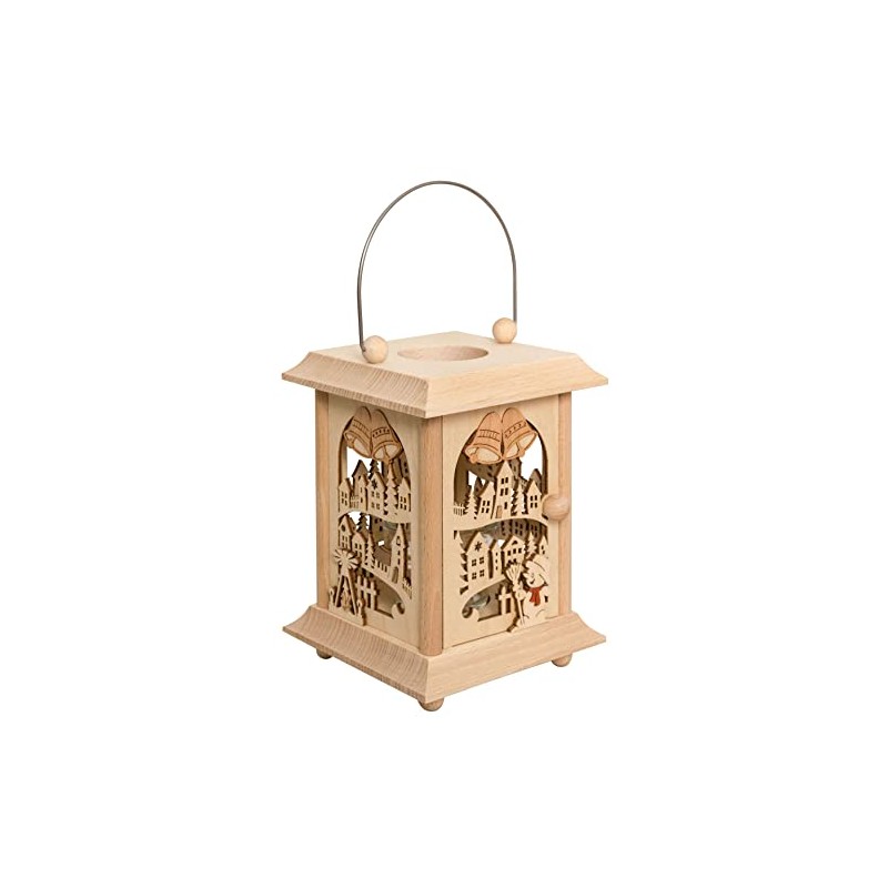 Drechslerei Kuhnert Table Lantern / Tea Light Holder – Motif: