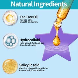 LBLMAX Pimple Patches for Face (1296 Count),Hydrocolloid Spot Dots with Salicylic Acid and Tea Tree Oil