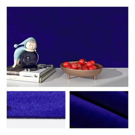 FunStick 15.8"x240" Dark Blue Self Adhesive Velvet Flock Contact Paper Liner for Jewelry Drawer Liner Felt Fabric Roll Blue Soft Velvet Fabric Wallpaper Peel and Stick Shelf Liner for Dresser Cabinets
