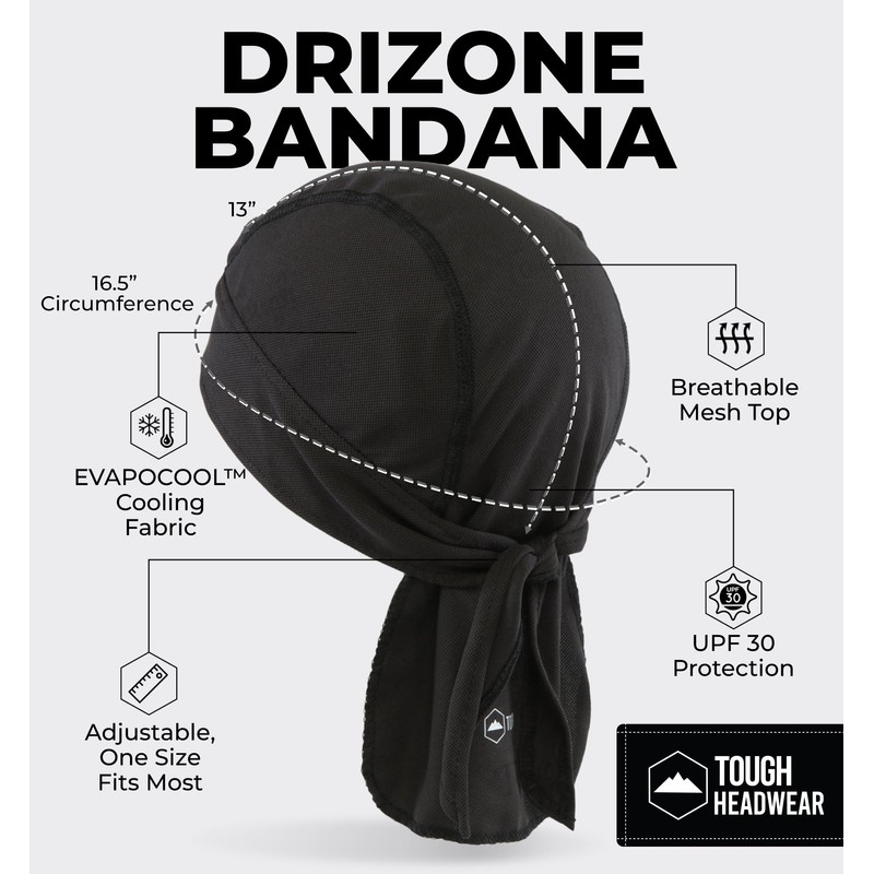 Cooling Helmet Liners - Do Rag Skull Caps for Men