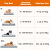 MDDK DY Large Dog Bed 100x60x10cm, Extra Thick Orthopedic Egg