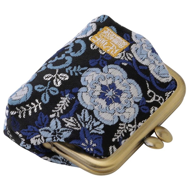 Senitoshuin Nishijin Textile Brocade Wallet/Coin Purse with 2.5 Inch Gusset