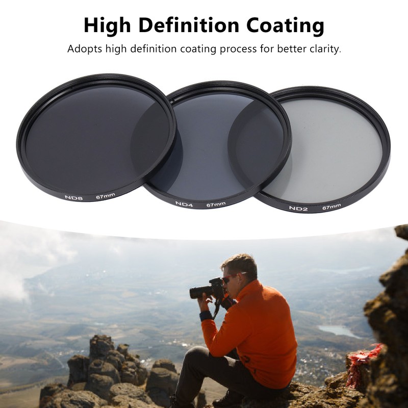 ND Filters Set HD Multi Layer Coating Anti Overexposure Anti
