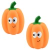 2pcs Squeak Latex Dog Toys Pumpkin Shaped Dog Toys for