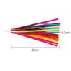 1Pair (2pcs) Bike Handlebar Streamers Bicycle Grips Colorful Polyester Streamers