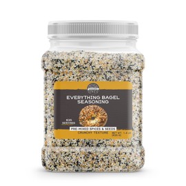 Birch & Meadow 1.4 lb of Everything Bagel Seasoning, Pre-Mixed Spices & Seeds, Crunchy Texture
